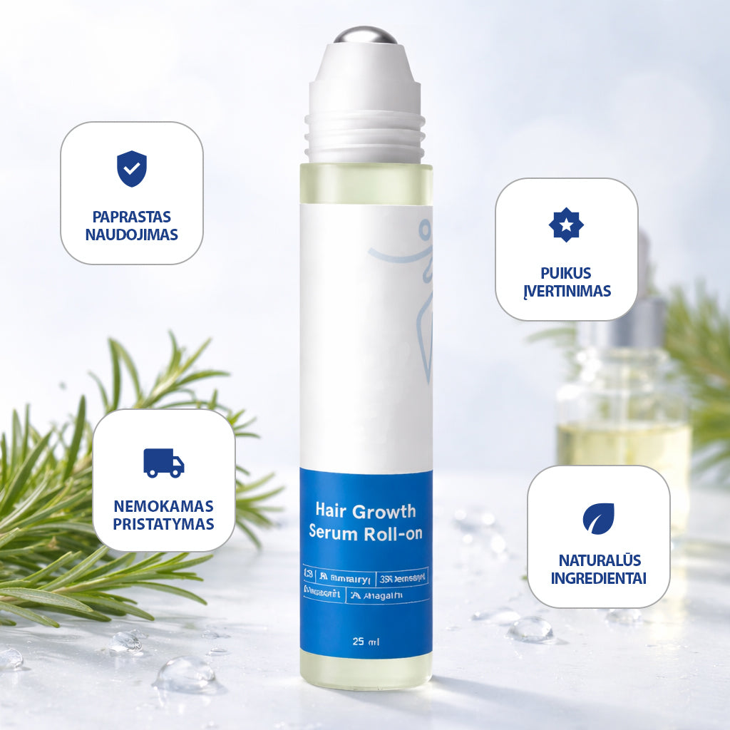 Plaukų augimą skatinantis serumas
